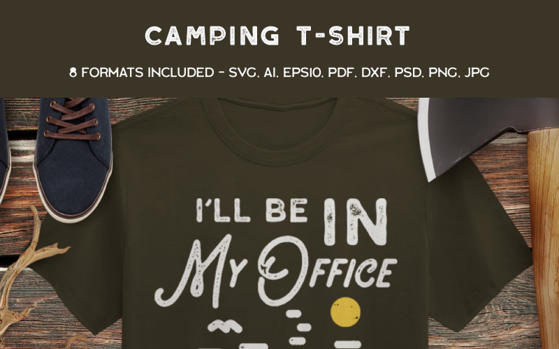 Я буду в своем офисе - Дизайн футболки