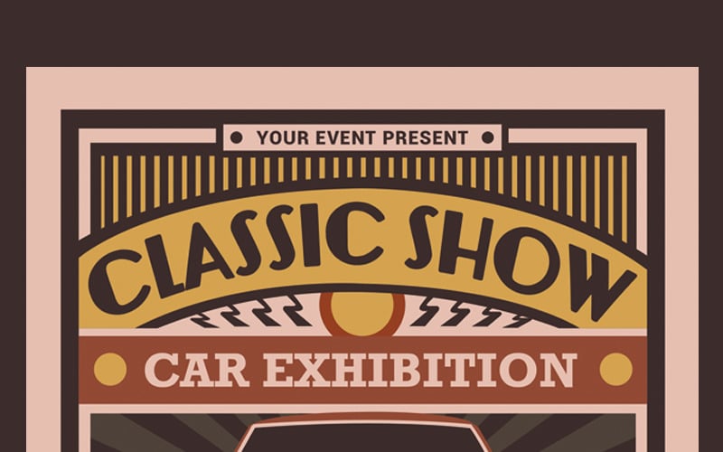 Classic Show Car Exhibition - Corporate Identity Template