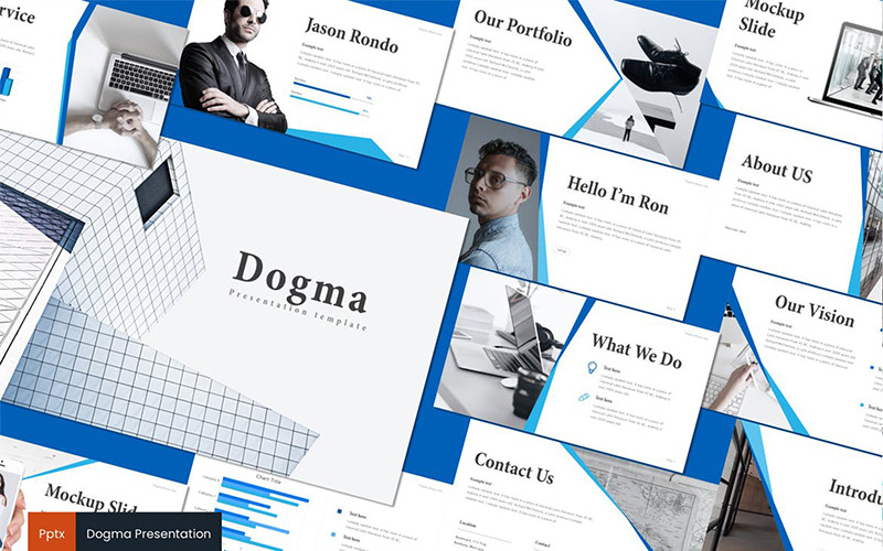 Догма шаблон PowerPoint