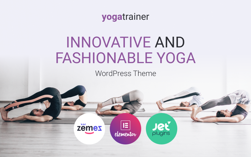 Gloria Miles - Innovatives und modisches Yoga WordPress Theme