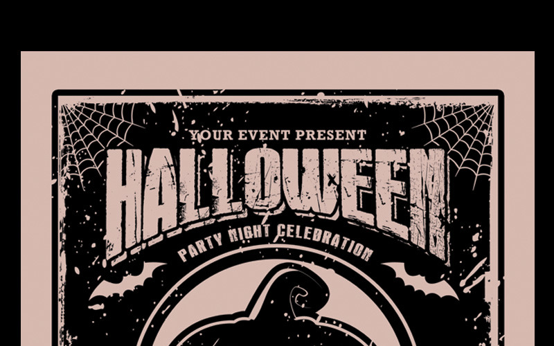 Download Фирменный стиль "Halloween Party - Corporate Identity Template" / Halloween Party - Corporate Identity Template - Фирменный стиль на тему графика autumn bash carnival circus costume dark dracula event flyer freaky halloween full moon party poster haunted house horror night post