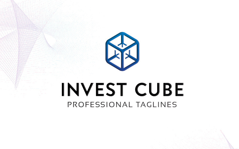 Download Шаблон логотипа "Invest Cube Logo Template" / Invest Cube Logo Template - Шаблон логотипа на тему графика abstract box brand branding business company corporate corporative cube cubic cubical entertainment firm group hexa hexagon identity invest investment management