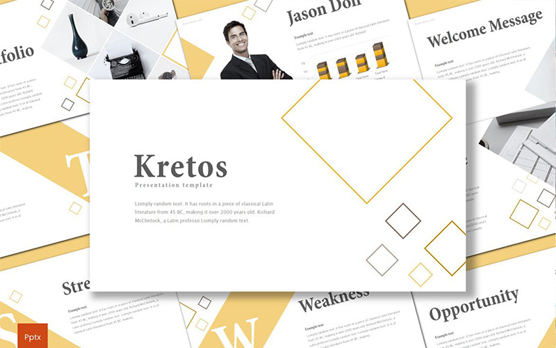 Kretos PowerPoint template