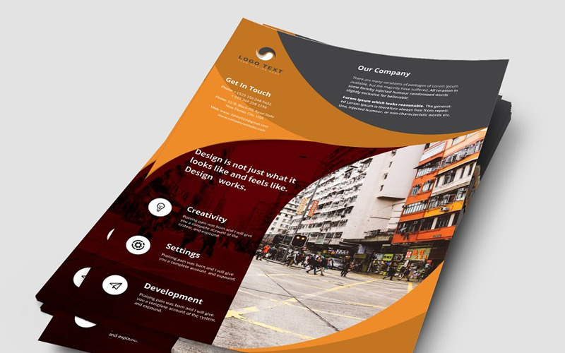 Download Фирменный стиль "Makoua - Corporate Identity Template" / Makoua - Corporate Identity Template - Фирменный стиль на тему графика new headline corporate business design cover template poster background flyer vector leaflet creative abstract banner company publication print graphic.