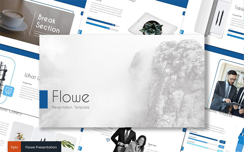 Modello di PowerPoint Flowe