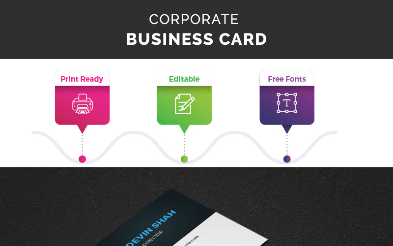 Download Фирменный стиль "Modern Business Card - Corporate Identity Template" / Modern Business Card - Corporate Identity Template - Фирменный стиль на тему графика abstract art bundle business card clean colorful cool corporate creative divergent dreamstudio-eg elegant minimal minimalist personal print template professional proposal