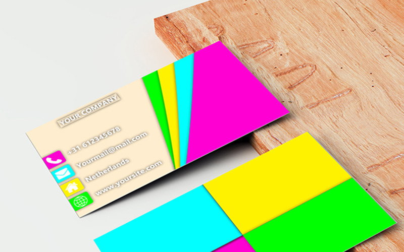 彩虹businesscard-企业形象模板