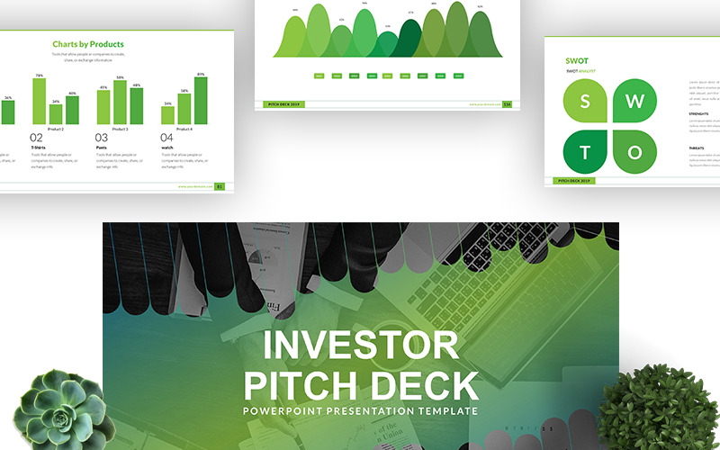 Investor Pitch Deck PowerPoint-sjabloon