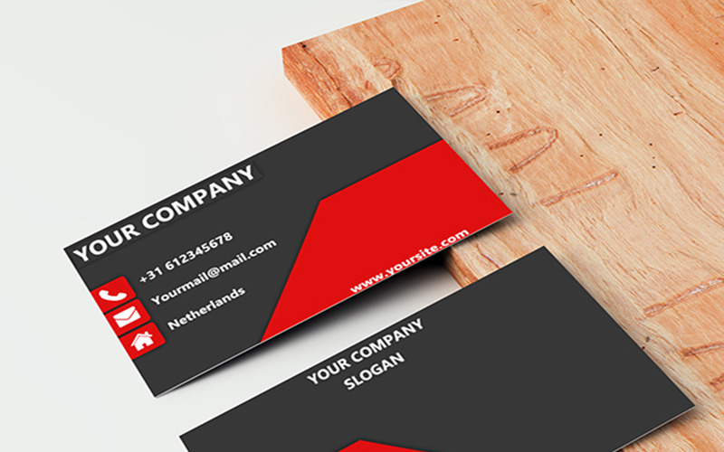 Download Фирменный стиль "Modern red businesscard - Corporate Identity Template" / Modern red businesscard - Corporate Identity Template - Фирменный стиль на тему графика red grey good quality businesscard easy edit modern professional