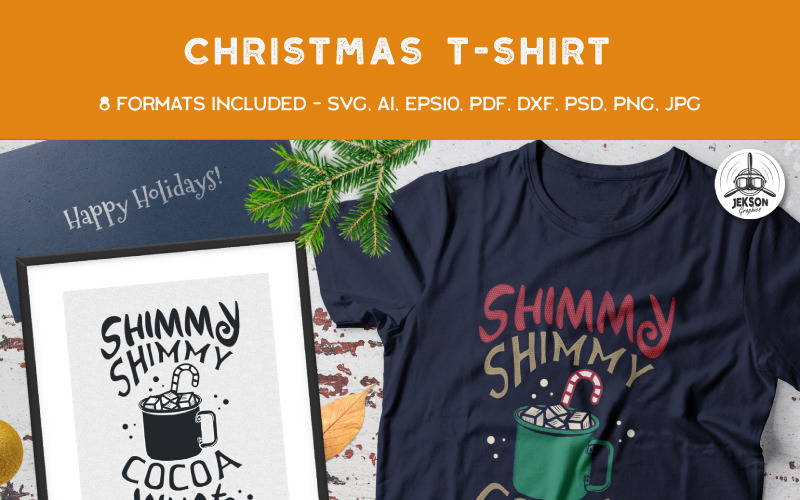 Shimmy Shimmy Hot Cocoa - T-shirt Design