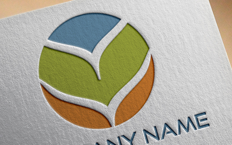 Landscape Circle Design Logo Template