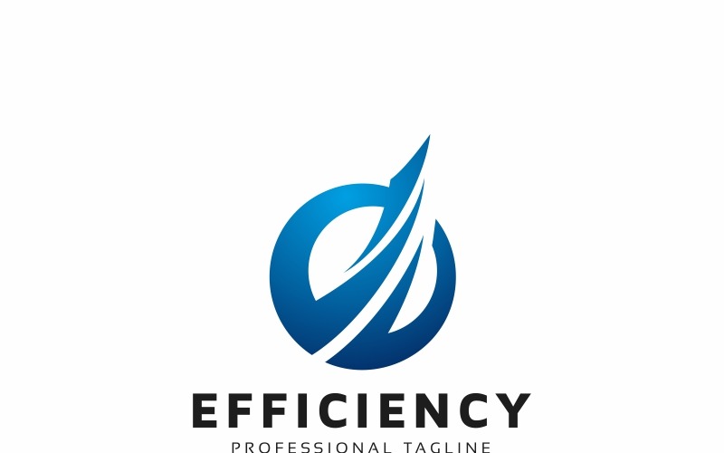 Modelo de logotipo de eficiência