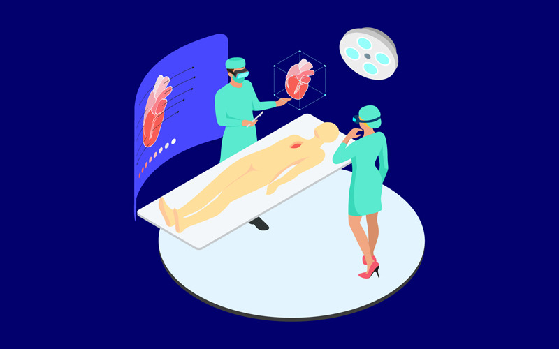 Download Иллюстрация "Human_s Body Surgery 4 10.40.59 AM - Illustration" / Human_s Body Surgery 4 10.40.59 AM - Illustration - Иллюстрация на тему графика isometric illustration blockchain platform finance report chart analysis growth device laptop bussiness strategy people design.