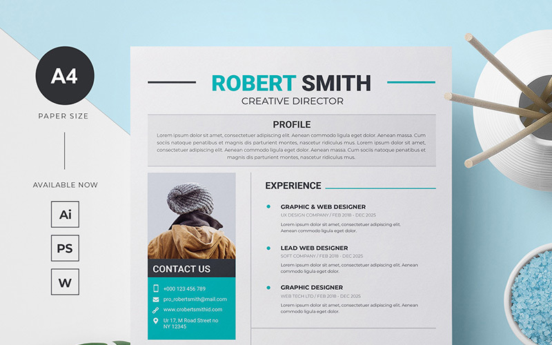 Plantilla de CV de Robert Smith