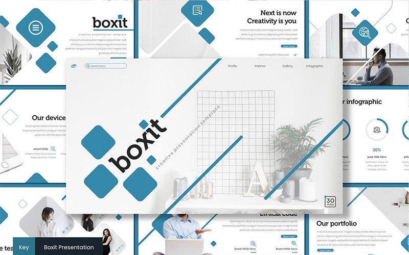 Boxit - modello di Keynote