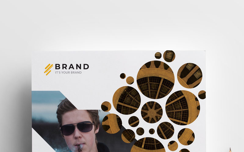 Download Фирменный стиль "Brand - Business Flyer Vol_ 17 - Corporate Identity Template" / Brand - Business Flyer Vol_ 17 - Corporate Identity Template - Фирменный стиль на тему графика flyer corporate corporate creative flyer travel business card card liflet computer internet stationery id kit blue hi-quality official symple green