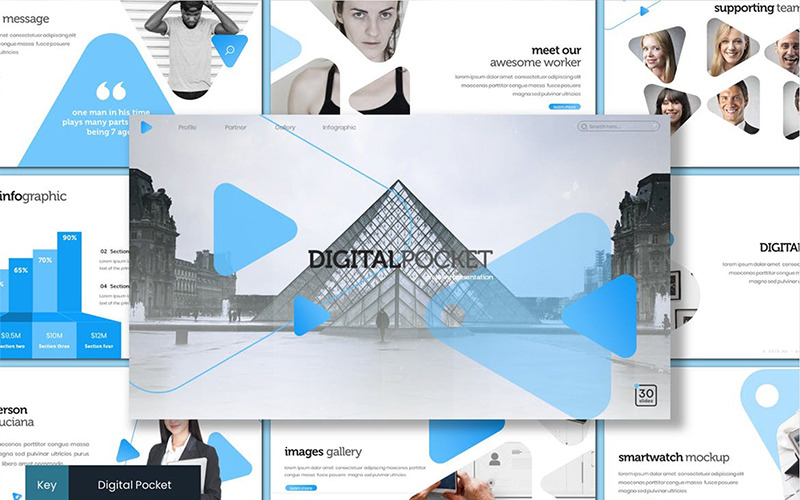 Digital Pocket - Keynote-Vorlage