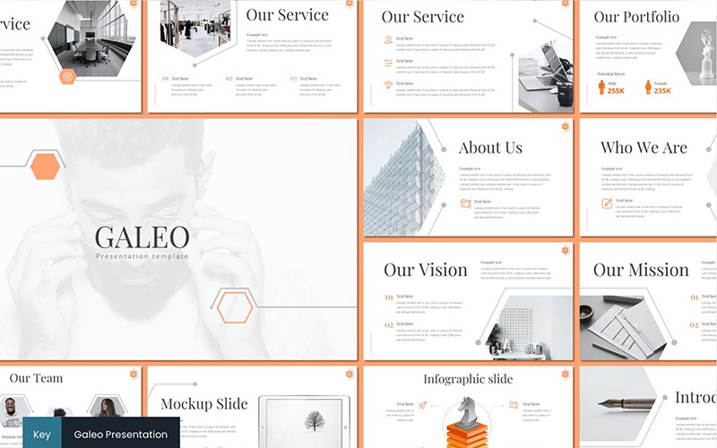 Galeo - Keynote-Vorlage
