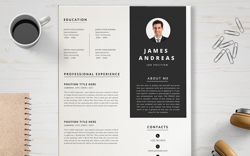 James Resume Template 89007 - James Resume Template 89007 Original 