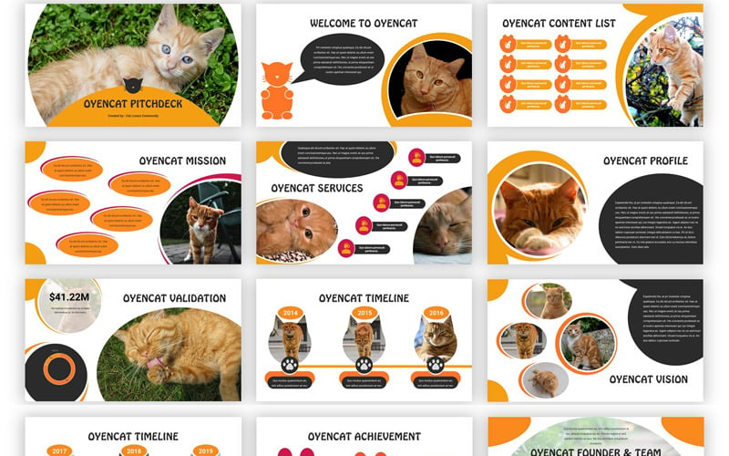 Oyencat - Creative Cat Google Slides