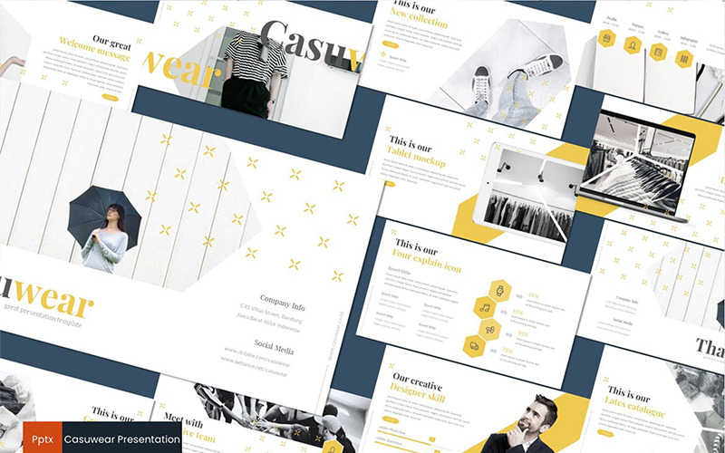 Casuwear Szablon PowerPoint