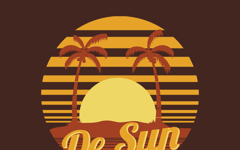 De Sun Rise - T-shirt Design