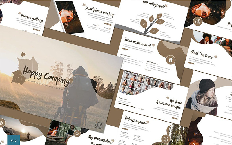 Happy Camping - Modello di Keynote