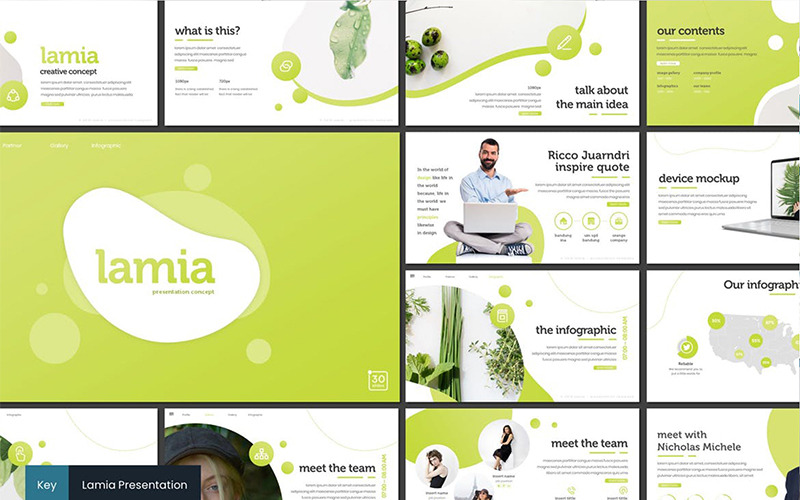 Lamia - Keynote-Vorlage
