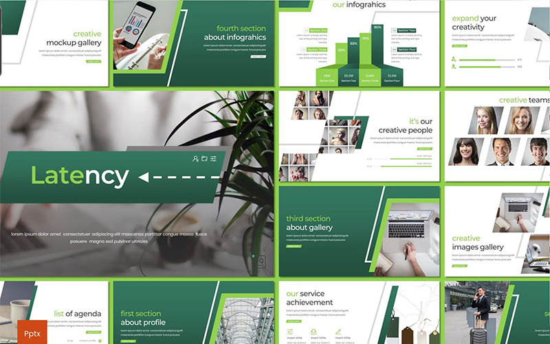 Modello di latenza PowerPoint