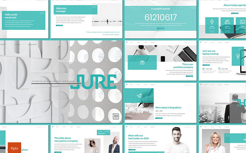 Modelo Jure PowerPoint