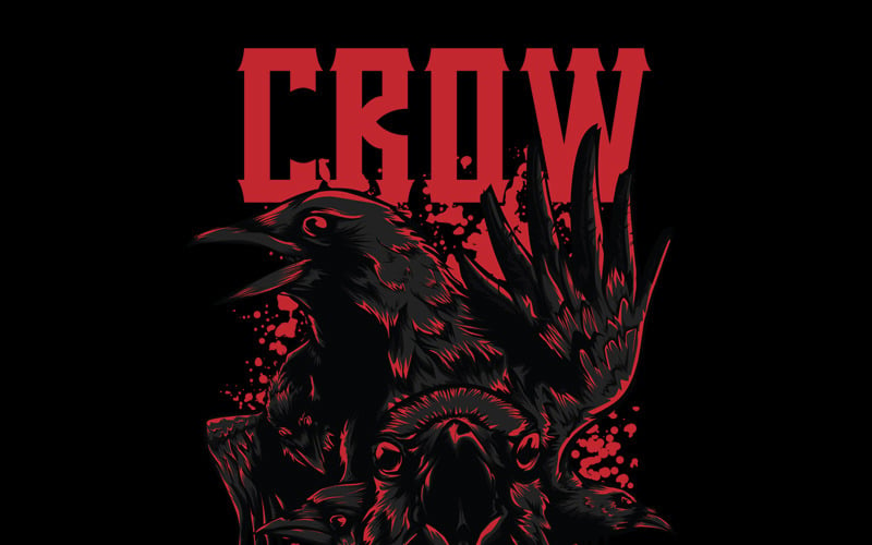 The Crow - T-shirt Design
