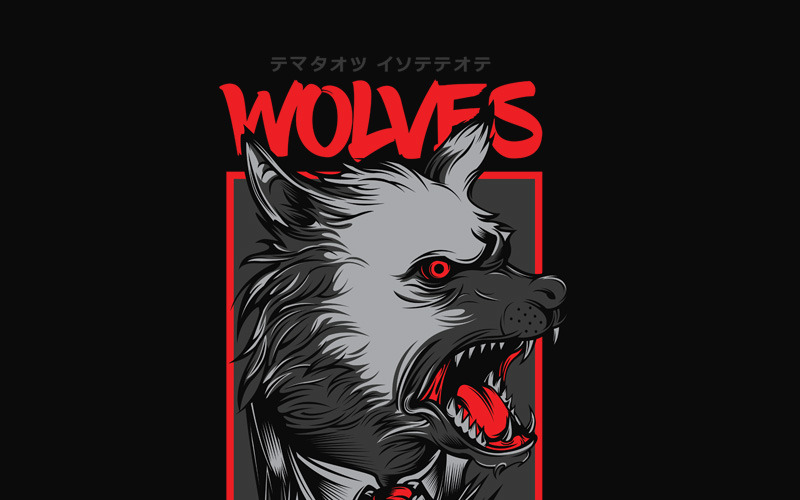 Mafia Wolves - Diseño de camiseta