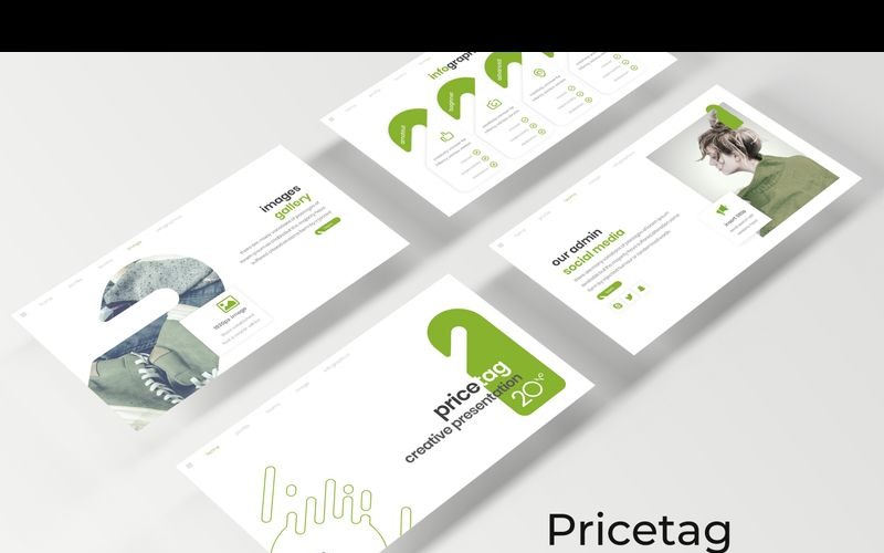 Pricetag - шаблон Keynote