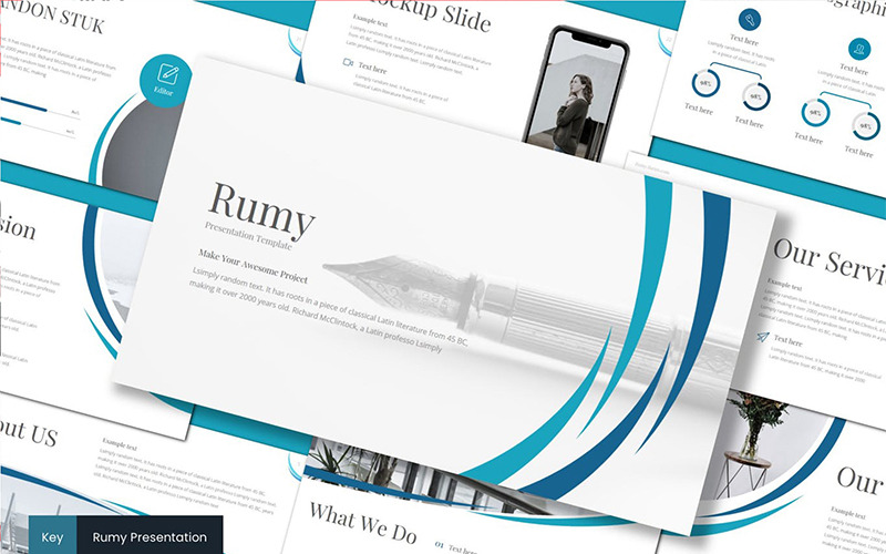 Rumy - modelo de apresentação
