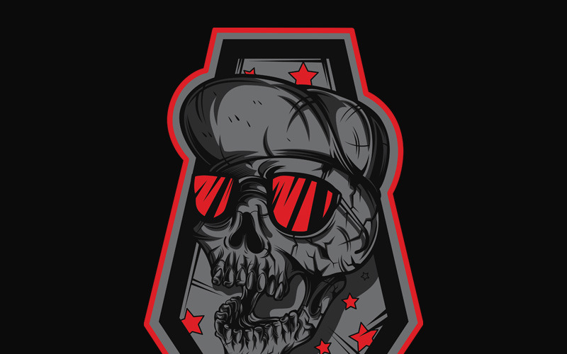 Download T-shirt Design "Skull Grave - T-shirt Design" / Skull Grave - T-shirt Design - T-shirt Design на тему графика illustration t-shirt design artwork apparel merch fashion style creative artistic custom dope streetwear stylish skull grave music show funky punk