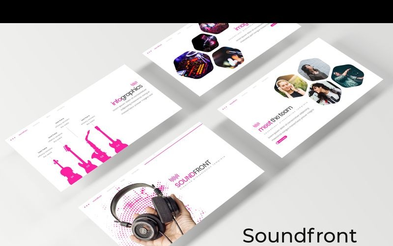 Soundfront - Keynote-sjabloon