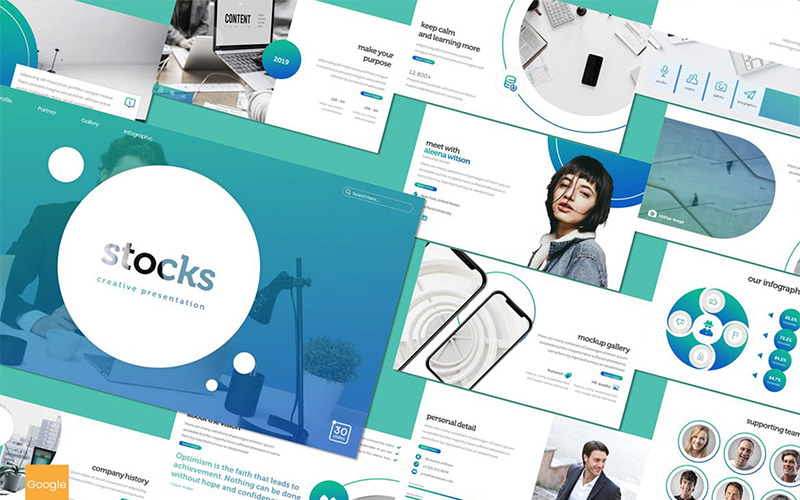 Stocks Google Slides 89249 TemplateMonster