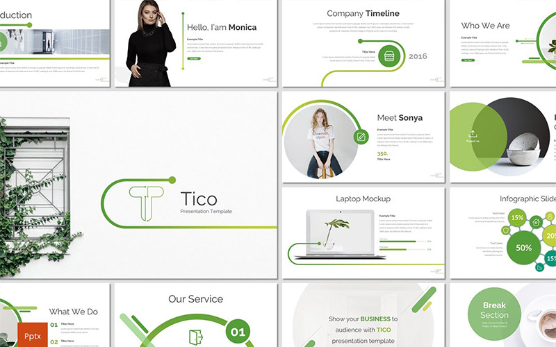 Szablon programu Tico PowerPoint
