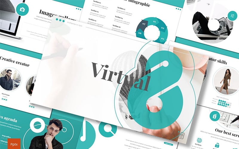 Virtual Eight PowerPoint-mall