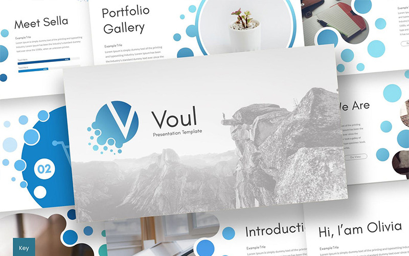 Voul - шаблон Keynote