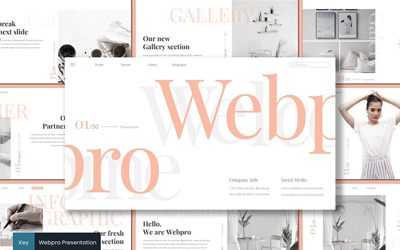 Webpro - шаблон Keynote