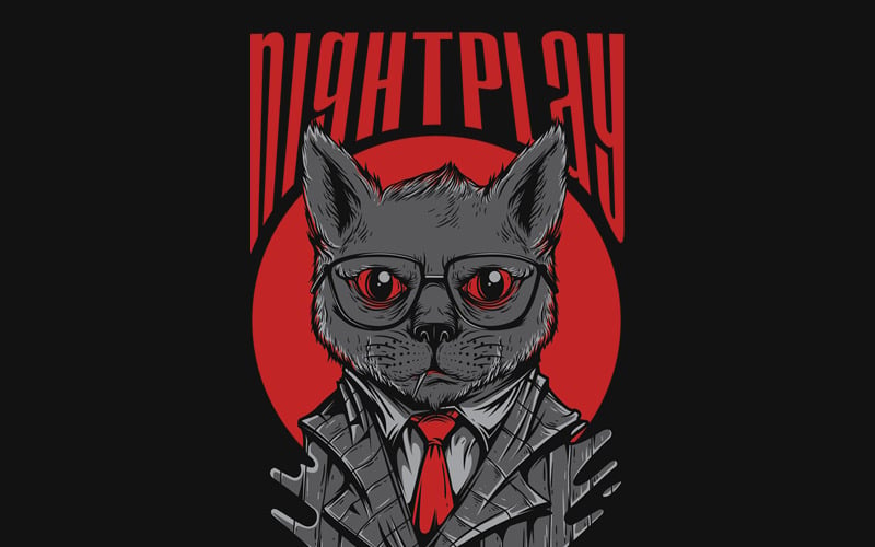 Nightplay - design trička