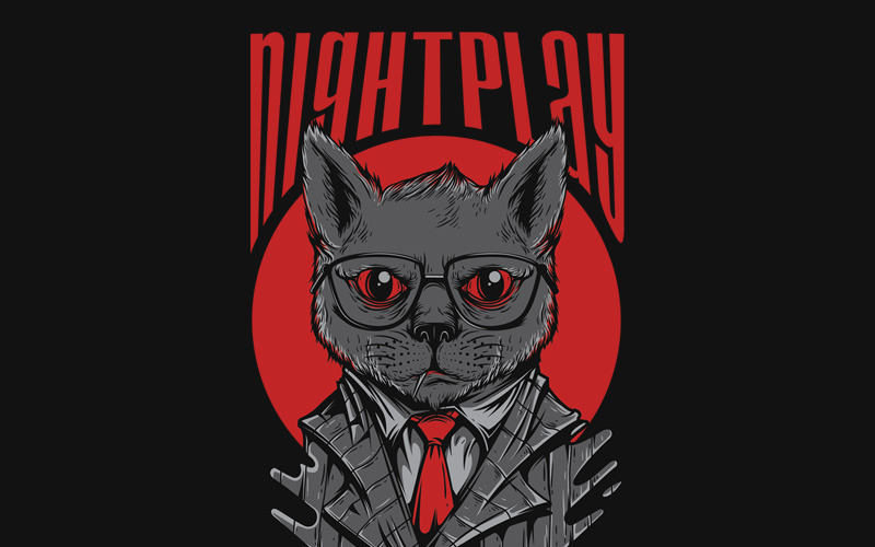 Nightplay - Дизайн футболки