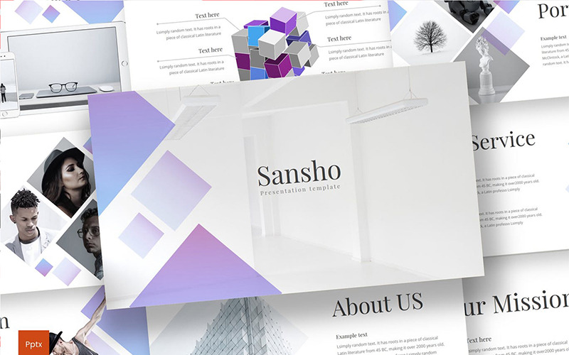 Šablona Sansho PowerPoint