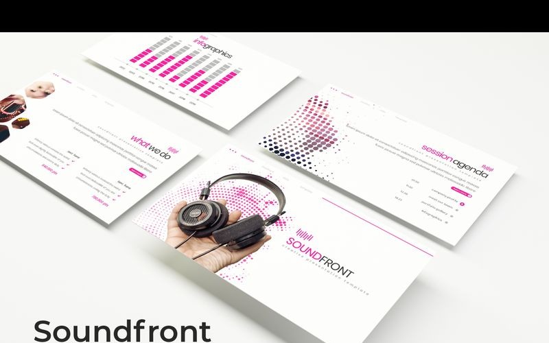Soundfront PowerPoint-sjabloon