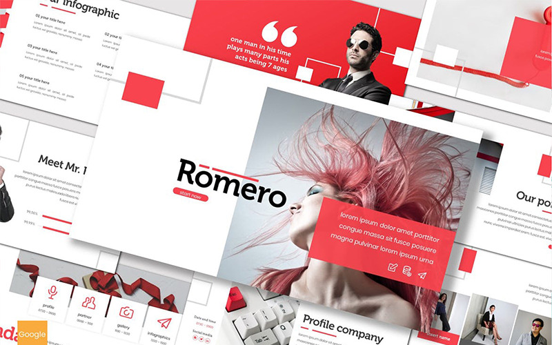 Diapositivas de Google de Romero