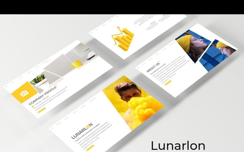 Lunarlon - szablon Keynote