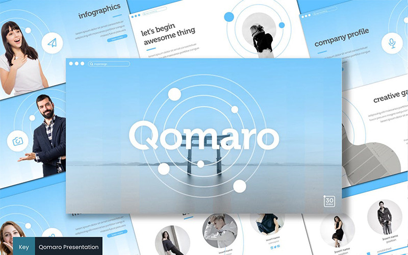 Qomaro - Keynote-Vorlage