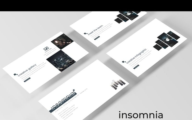 Schlaflosigkeit - Keynote-Vorlage