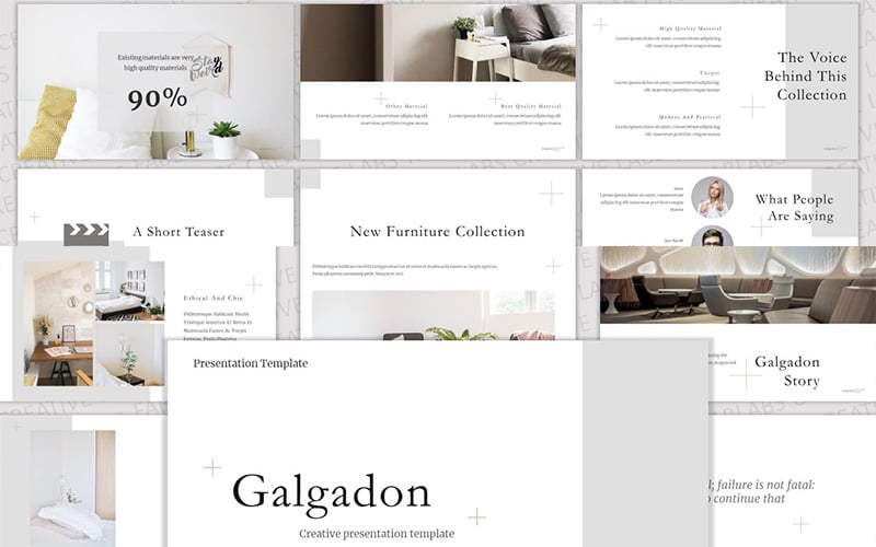 Szablon Galgadon PowerPoint